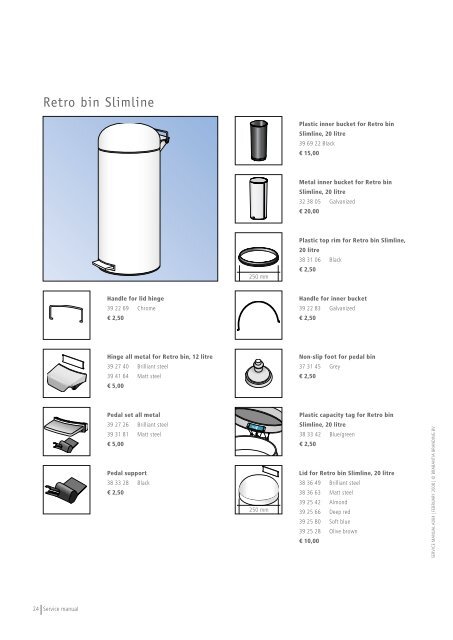 Service Manual February 2008 - Brabantia