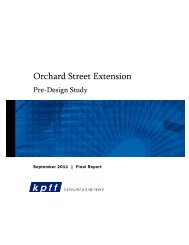 Orchard Street Extension Report - City of Bellingham, WA