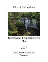 Stormwater Comprehensive Plan - City of Bellingham, WA