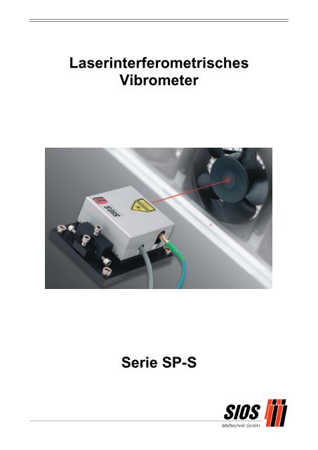 Datenblatt - SIOS Meßtechnik GmbH