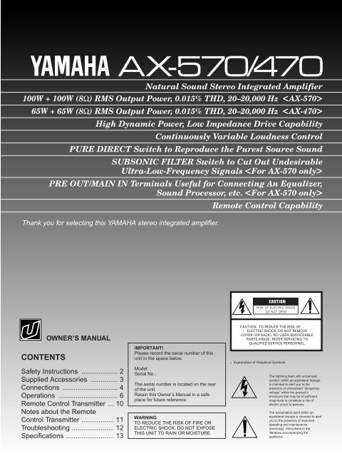 YAMAHA AＸ-10 YAMAHA AX-10 AMPLIIFER SERVICED | eBay