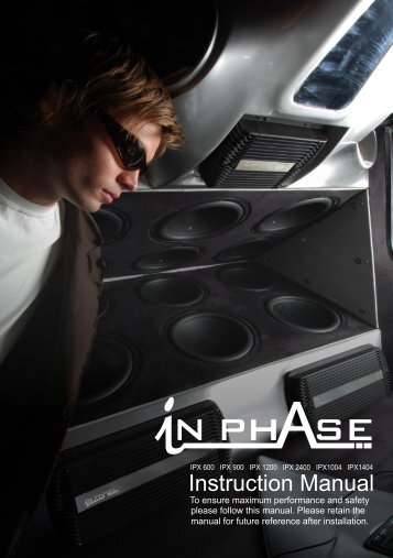 IPX series Amplifiers - InPhase Audio