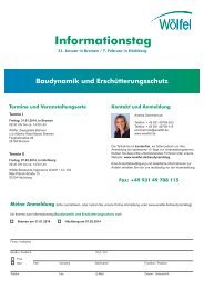 Informationstag - Wölfel Beratende Ingenieure GmbH + Co.