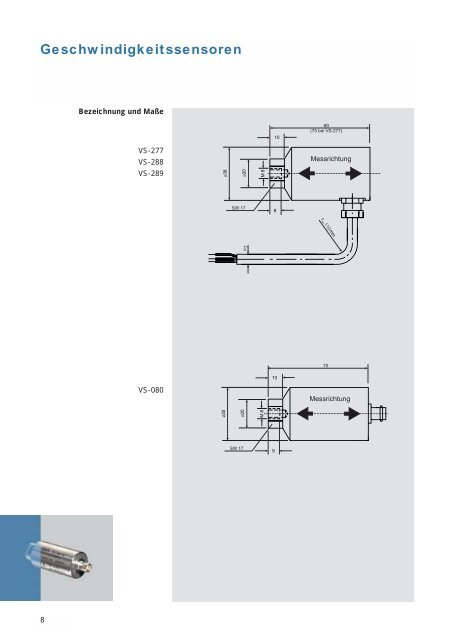 Geschwindigkeitssensoren - Brüel & Kjaer Vibro