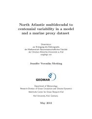 North Atlantic multidecadal to centennial variability in a ... - OceanRep