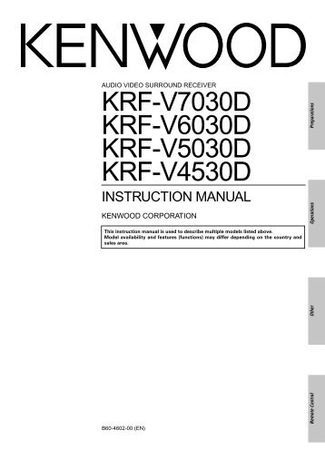 KRF-V7030D KRF-V6030D KRF-V5030D KRF-V4530D