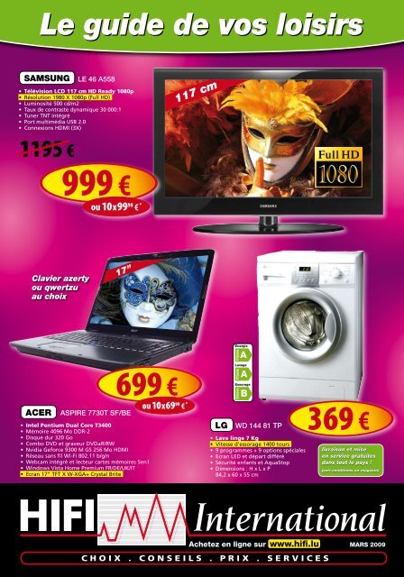 999 â¬ - Hifi International