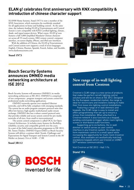 The Official Magazine of ISE 2012 - Amazon S3