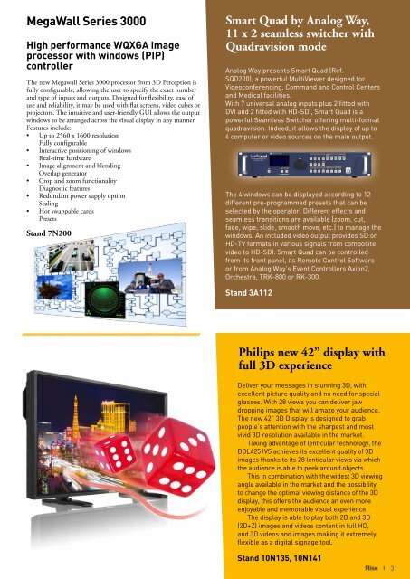 The Official Magazine of ISE 2012 - Amazon S3