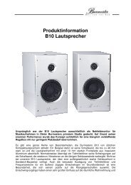 B10 Produktinformation [D] - Hifi Consult