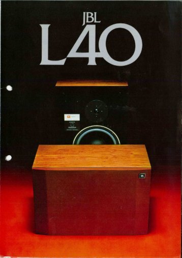 JBL - L40 - Depliant (Italiano).pdf - Hi-Fi Di Prinzio