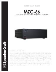 MZC-66 - SpeakerCraft