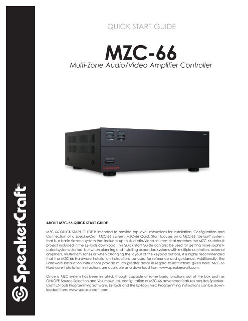 6 Speakercraft Speaker Connectors - Compatible With MZC-64, MZC-66, MZC-88 Models