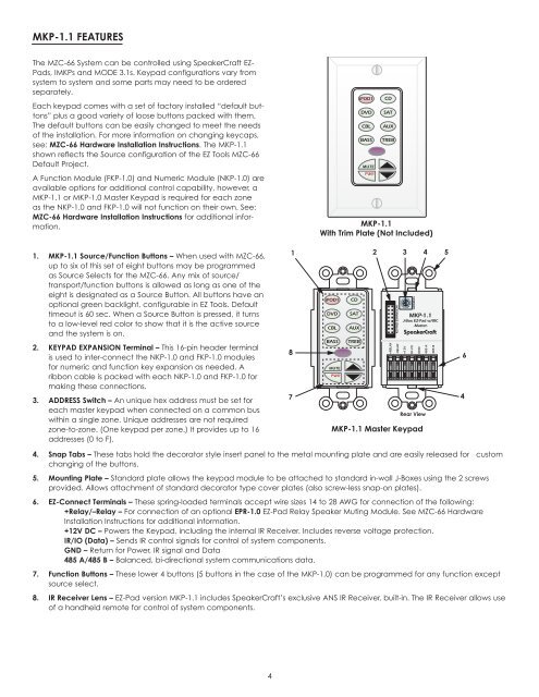 MZC-66 - SpeakerCraft