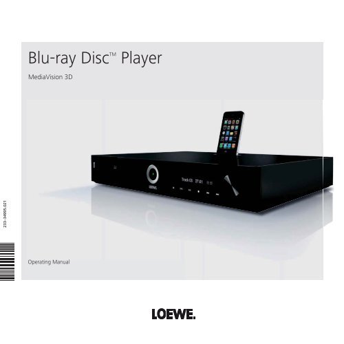 Apparatet bånd Jeg bærer tøj Blu-ray DiscTM Player - Loewe
