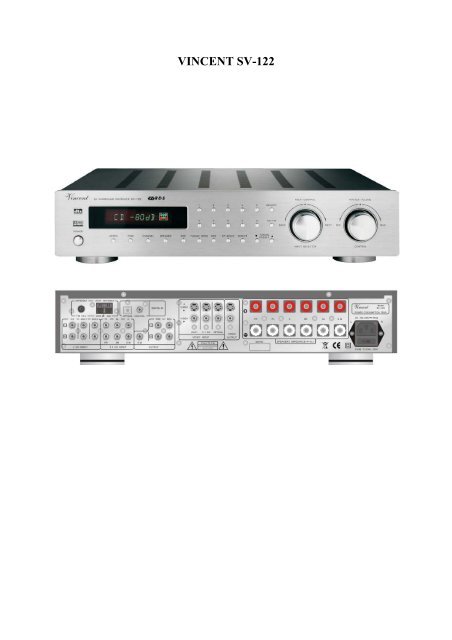 VINCENT SV-122 - Hifi Gear