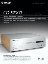 Yamaha Creates an Ultra High Quality CD Player - EXCELIA HIFI