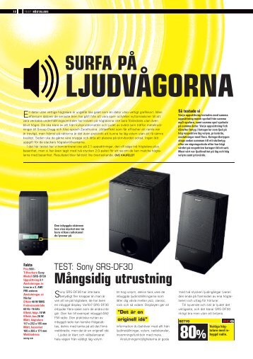 SURFA PÃ - Hi-Fi Klubben