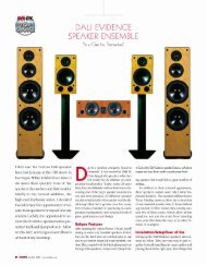 I first saw the various Dali speaker lines last January ... - Hi-Fi Klubben