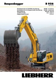 Raupenbagger R 956 - Liebherr