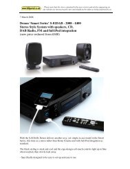 Denon 'Smart Series' S-81DAB - 2008 - Â£400 Stereo ... - HiFi Portal