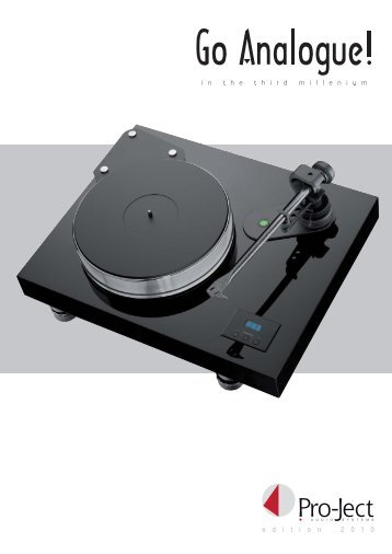 Plattenspieler-Katalog - Pro-Ject Audio Systems