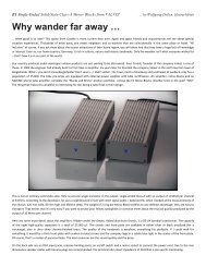 Test report fo E1 Poweramplifiers from German 