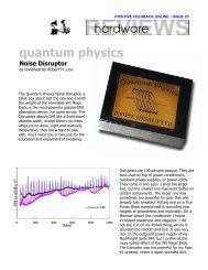 Quantum Physics Noise Disrupter - highend-electronics