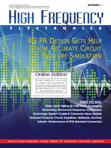 Implementing Modulation Functions in Microwave Frequency ...