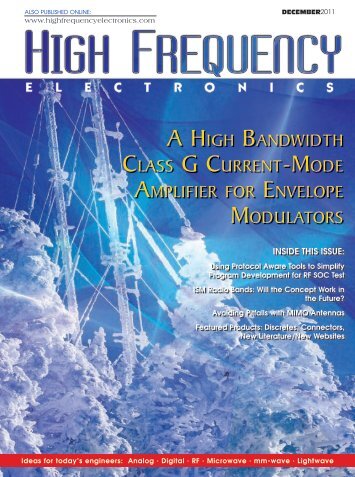 a high bandwidth class g current-mode amplifier for envelope