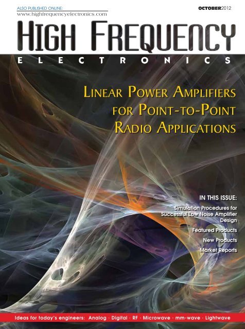 Linear Power Amplifiers - High Frequency Electronics