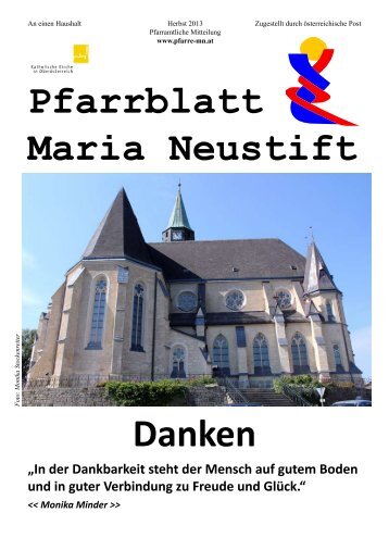 aktuelles Pfarrblatt im PDF-Format