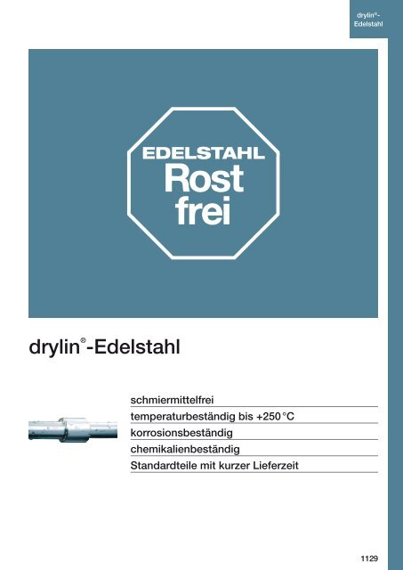 drylin®-Edelstahl - Igus