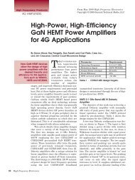 High-Power, High-Efficiency GaN HEMT Power ... - Cree, Inc.