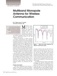 Multiband Monopole Antenna for Wireless Communication