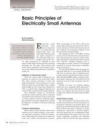 Basic Principles of Electrically Small Antennas - High Frequency ...