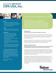 CIPA USA Case Study (PDF) - HighJump Software, Inc.