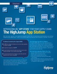 Download the HighJump App Station datasheet