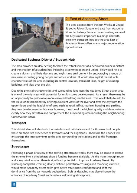 Inverness City Centre Development Brief - The Highland Council