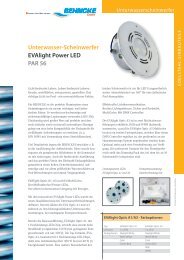 Unterwasser-Scheinwerfer Evalight Power LED ... - Behncke Gmbh