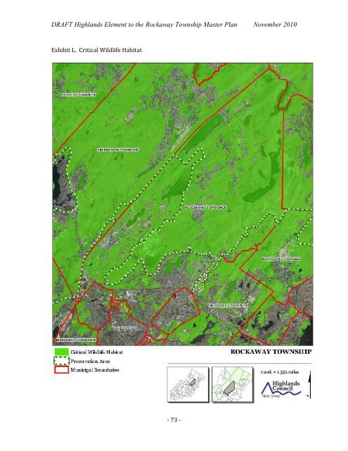 Township of Rockaway DRAFT Highlands Element for Municipal ...