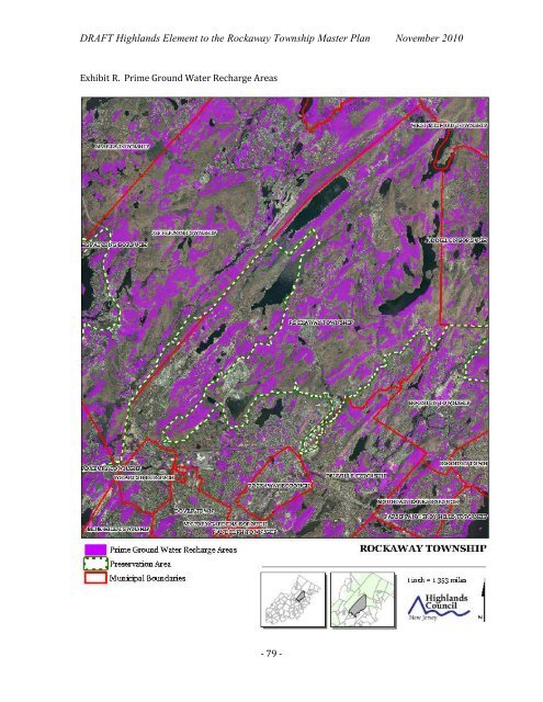 Township of Rockaway DRAFT Highlands Element for Municipal ...