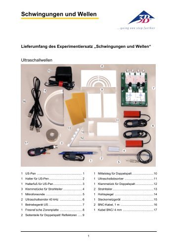 Schwingungen und Wellen - 3B Scientific