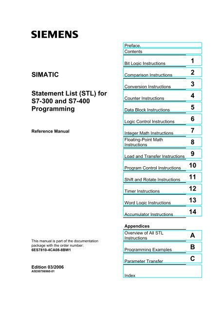 Statement List (STL) - DCE FEL ČVUT v Praze