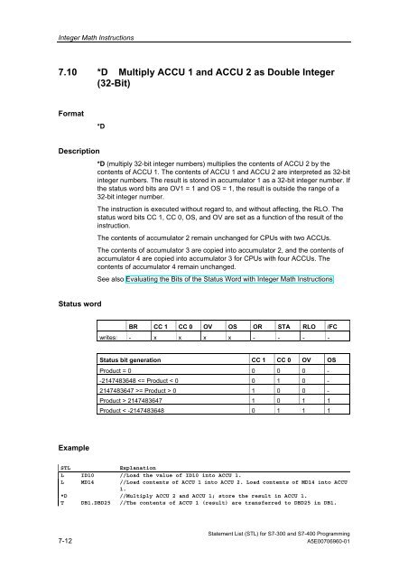 Statement List (STL) - DCE FEL ČVUT v Praze