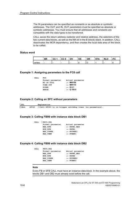 Statement List (STL) - DCE FEL ČVUT v Praze