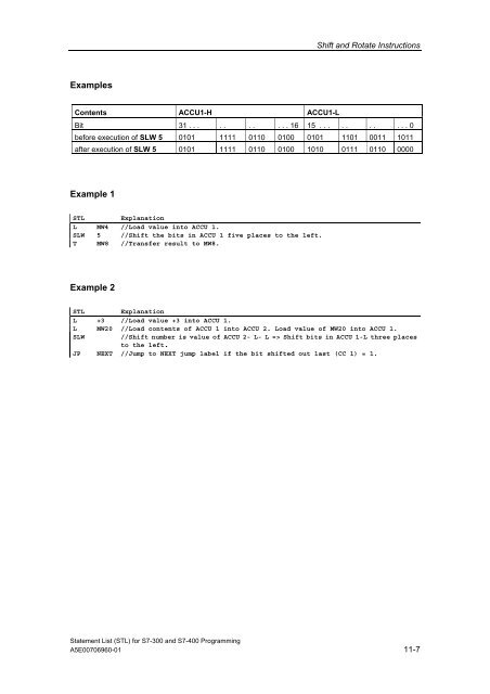 Statement List (STL) - DCE FEL ČVUT v Praze