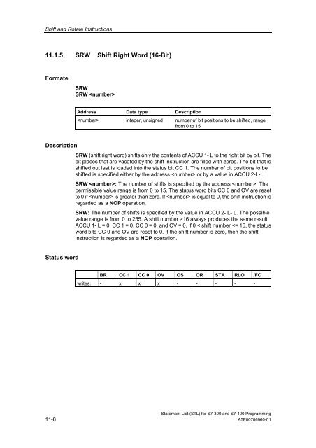 Statement List (STL) - DCE FEL ČVUT v Praze