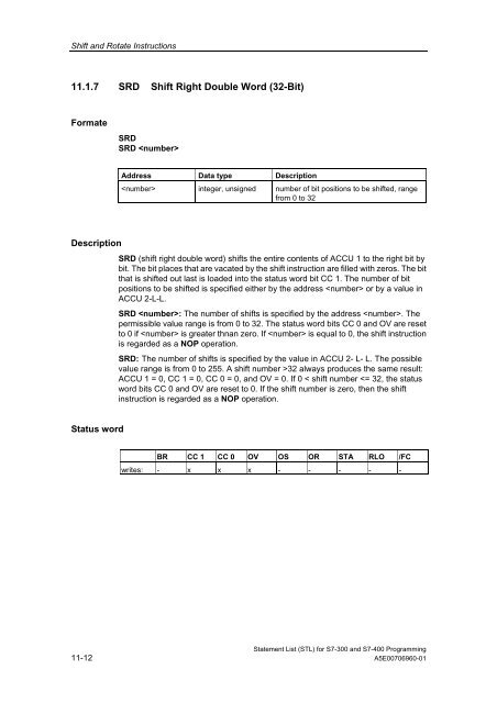 Statement List (STL) - DCE FEL ČVUT v Praze