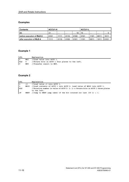 Statement List (STL) - DCE FEL ČVUT v Praze